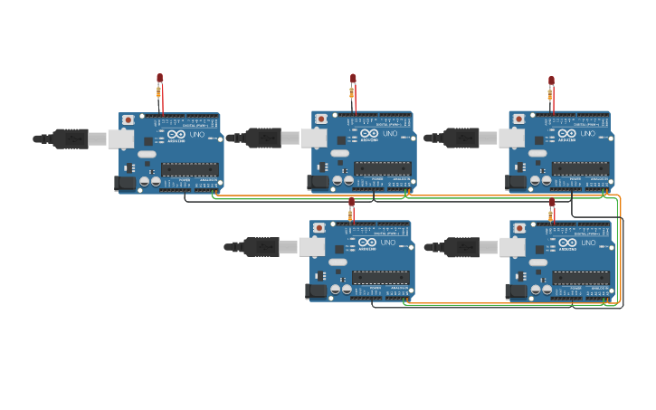 Circuit design Practica I2C - 2 | Tinkercad