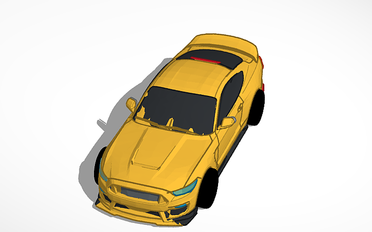 3D design Ford Mustang(Shelby) - Tinkercad