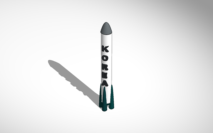 3D design Rocket - Tinkercad