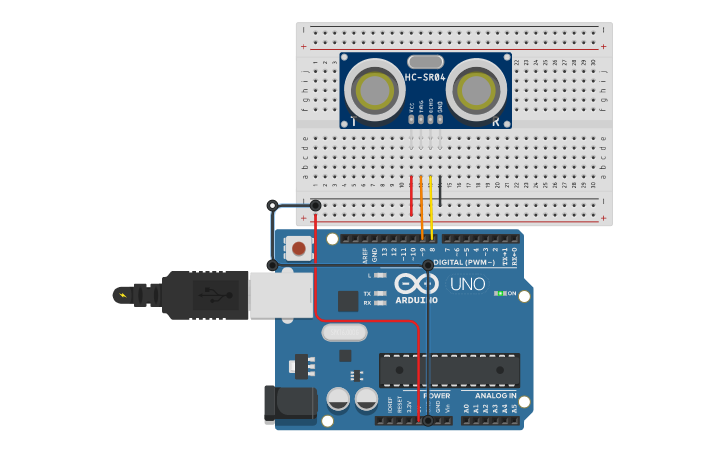 Circuit design Sensor - Tinkercad