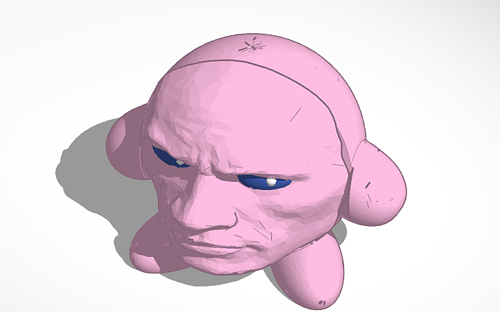 cursed kirby | Tinkercad