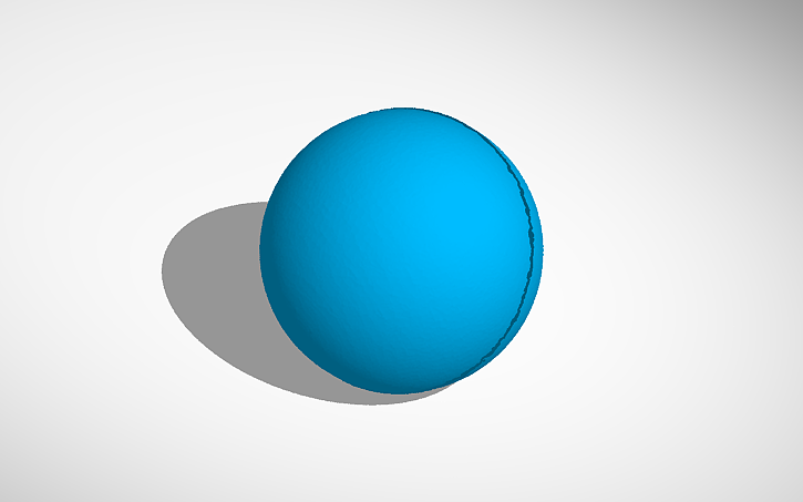 3D design High-poly sphere - Tinkercad