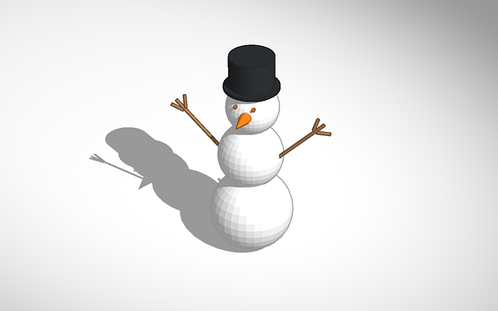 Kardan Adam Bey Tinkercad