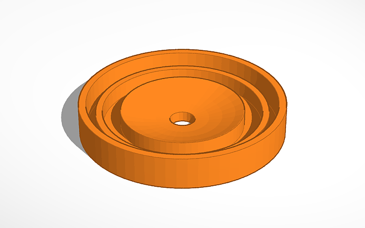 3D design Can Pinhole Cap 3 - Tinkercad