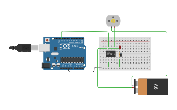 Circuit design Relay - Tinkercad