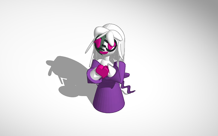 3D design Karapon Zombie Girl Tinkercad