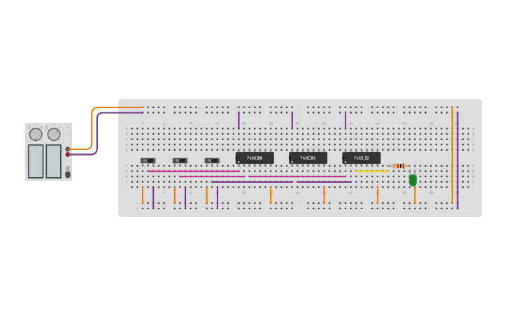 Circuit design Logic Circuit and Design final Exam - Tinkercad