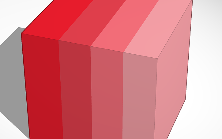 3D design gradient - Tinkercad