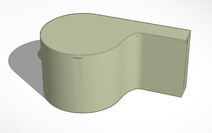 3D design Whistle_with_Ball - Tinkercad