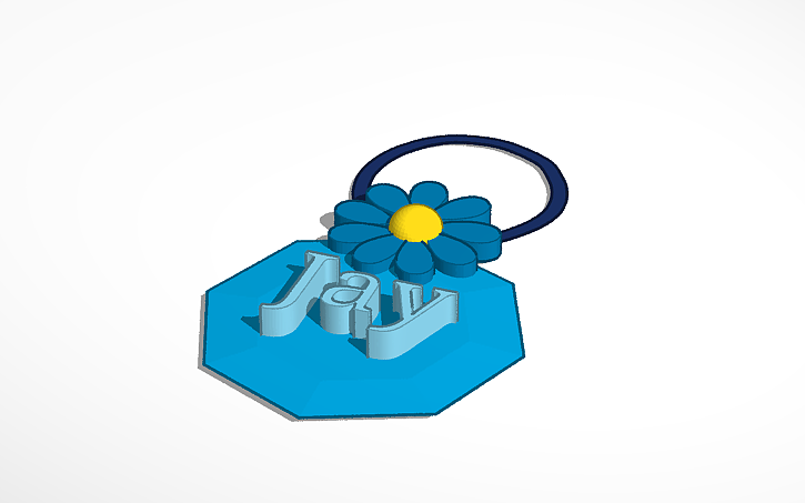 3D design keychain | Tinkercad