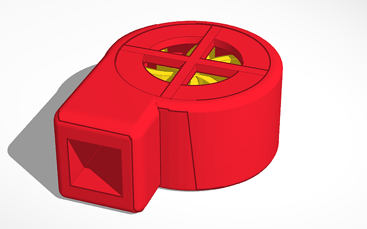 3d Design Air Blower - Tinkercad