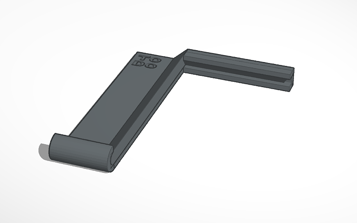 3D design Monitor hanger - to do list hangs on your monitor / PC ...