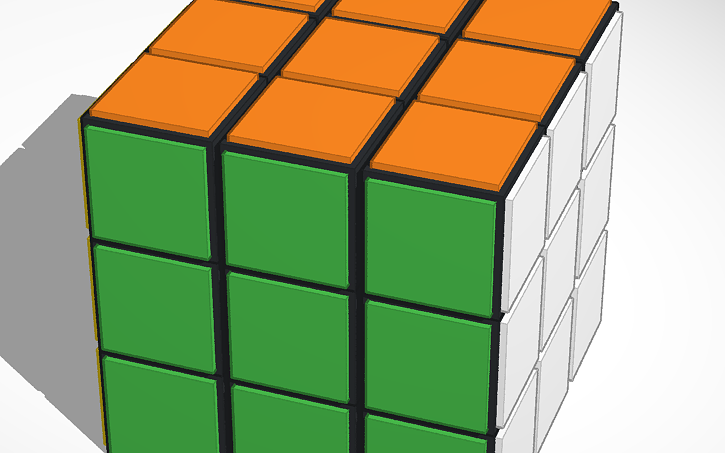 3D design rubix cube - Tinkercad