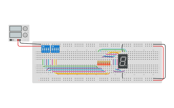 Circuit Design Seven Segment Display 1 Tinkercad 9922