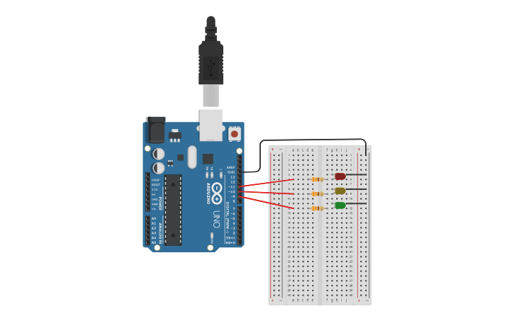 Circuit design Program Arduino 1 - Tinkercad