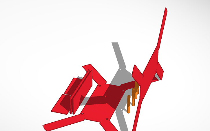 3D design Drone Frame - Tinkercad