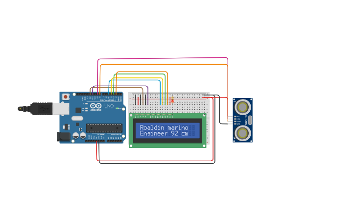 Circuit design Copy of ENT 100 Arduino with LCD Interface - Tinkercad