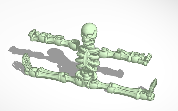 Skeleton Build Inventor 3D design skeleton ig | Tinkercad