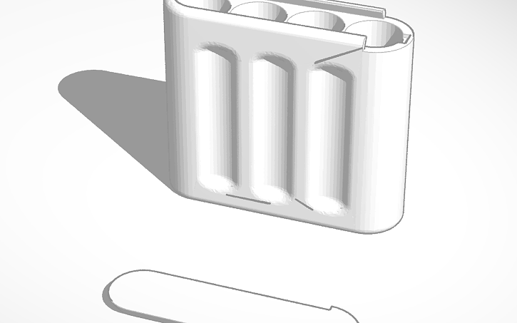 18650 Battery Holder Tinkercad
