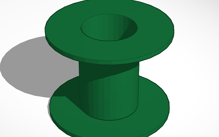 3D design Spool #template - Tinkercad