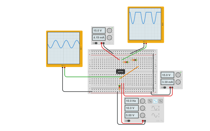 Circuit design LAB2_93549_Non_Inverting_op-amp | Tinkercad