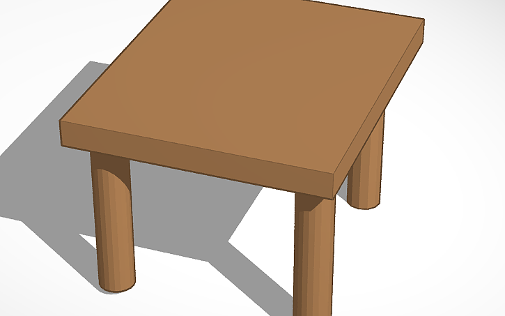 Masa Cizimi Tinkercad