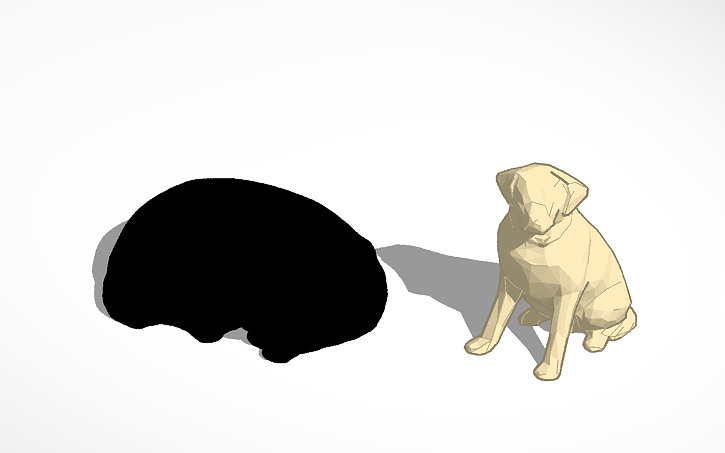 3D design Labrador Retrievers - Tinkercad