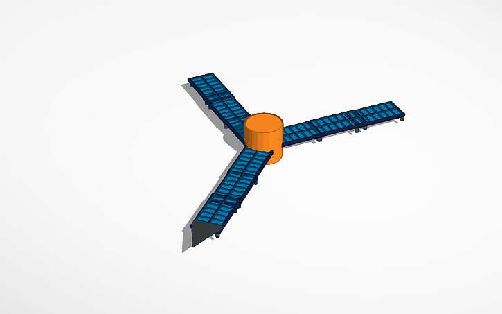 3D design Juno spacecraft - Tinkercad