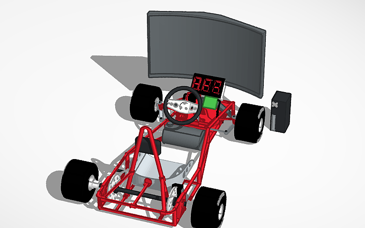 Tinker Cart 3D design Go Karting Simulator - Tinkercad