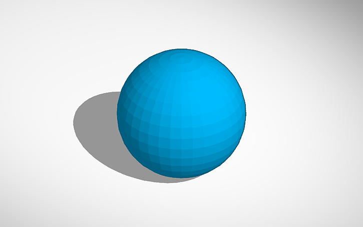 3D design Test Sphere - Tinkercad