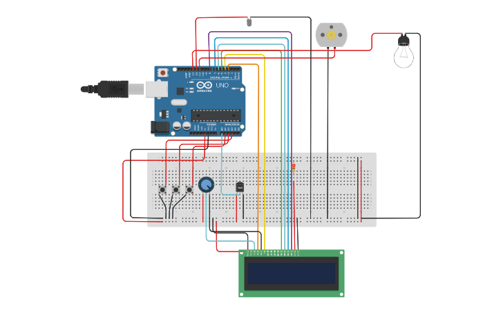 Circuit design Bird Incubator 0.1 | Tinkercad