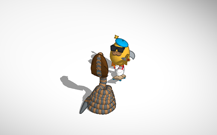 3D design The Snake and Duck - Tinkercad