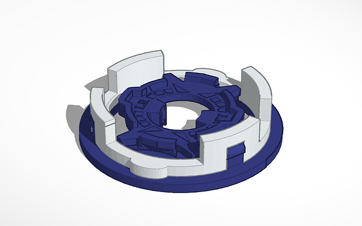 3D design Beyblade Burst Chassis Template | Tinkercad