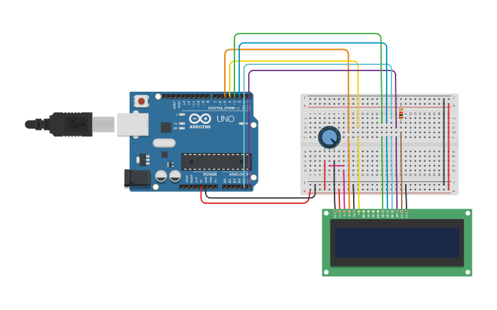 Circuit design RFID BASED ATTENDENCE SYSTEM VERSION 1 - Tinkercad