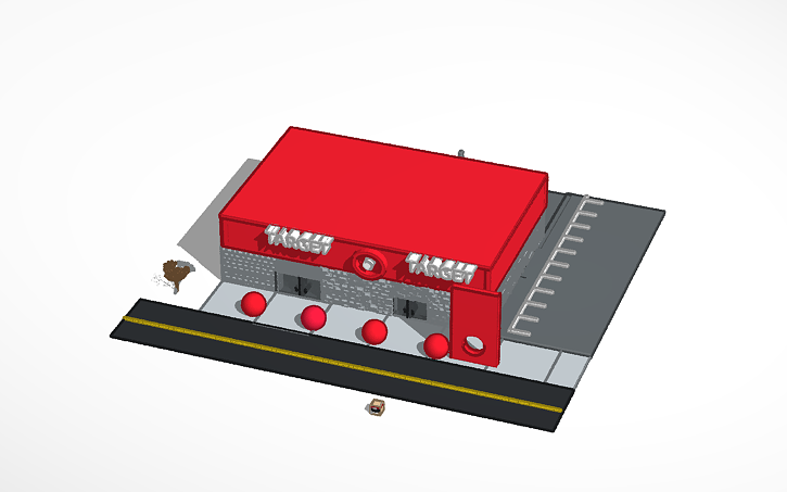 Target Autocad Imagedraw 3D design Target - Tinkercad