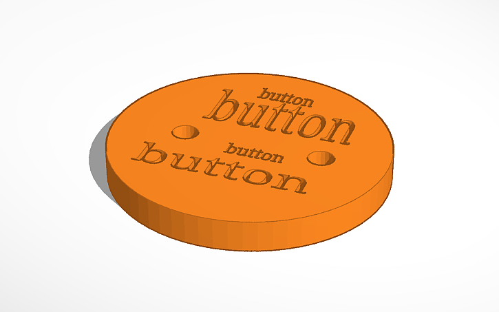 3D design Button Spinner | Tinkercad