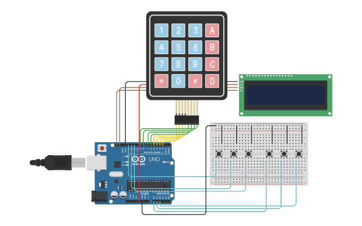 Circuit design Access Control System with Keypad and Fingerprint Sensor ...