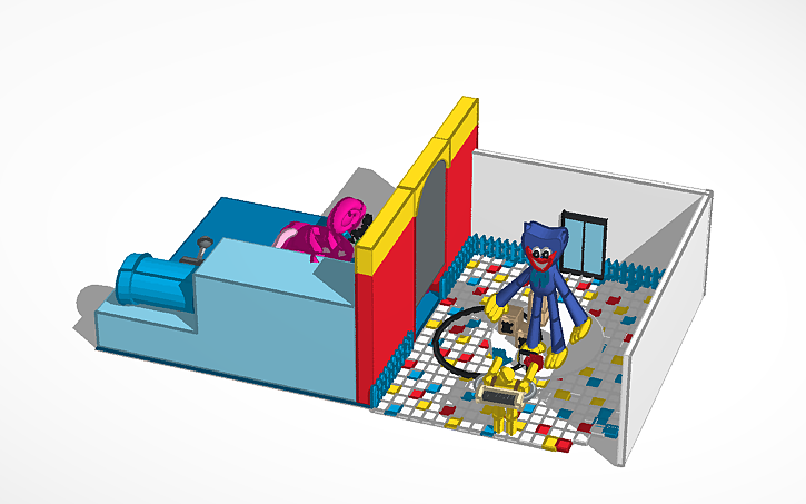 Poppy Playtime Building Layout 3D design Poppy Playtime - Tinkercad