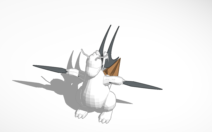 3d Design Copy Of Dragonite Fan Mega Evolution Pokemon Is