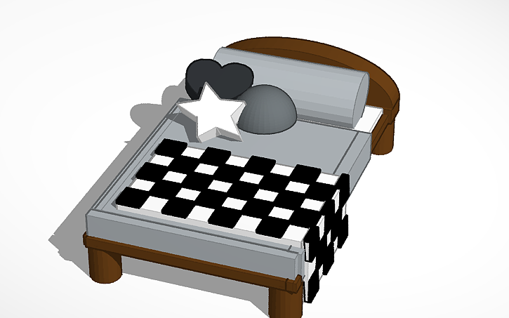 3D design piece of furniture - Tinkercad