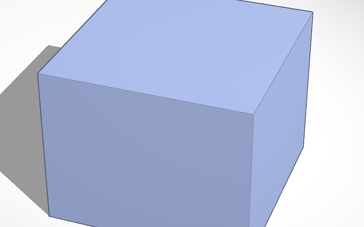 3D design square box - Tinkercad
