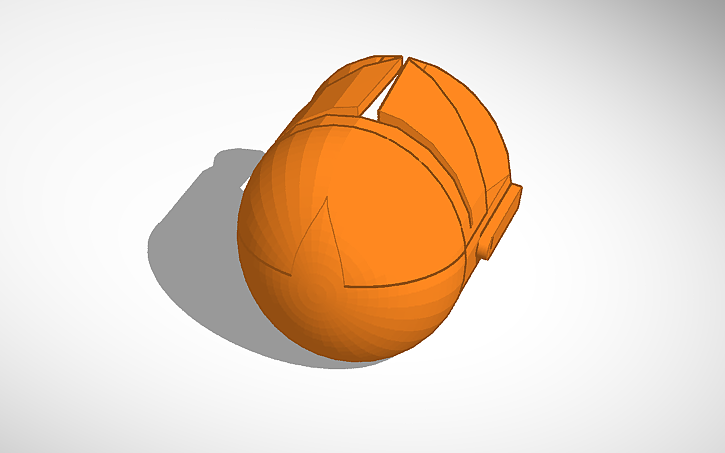 3D design mandalorian helmet - Tinkercad