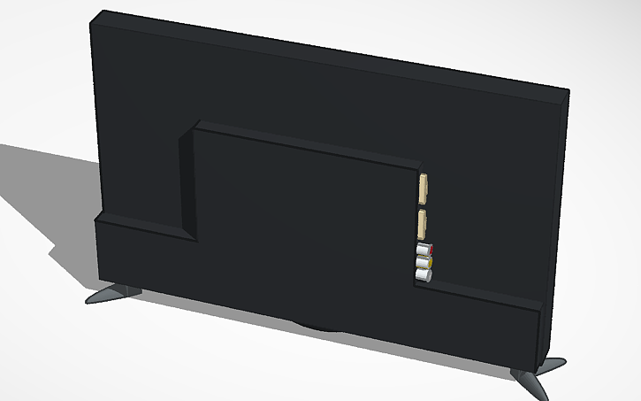 3D design Roku TV - Tinkercad