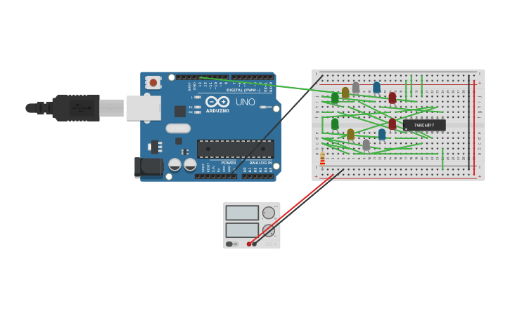 Circuit design Exp 9 | Tinkercad