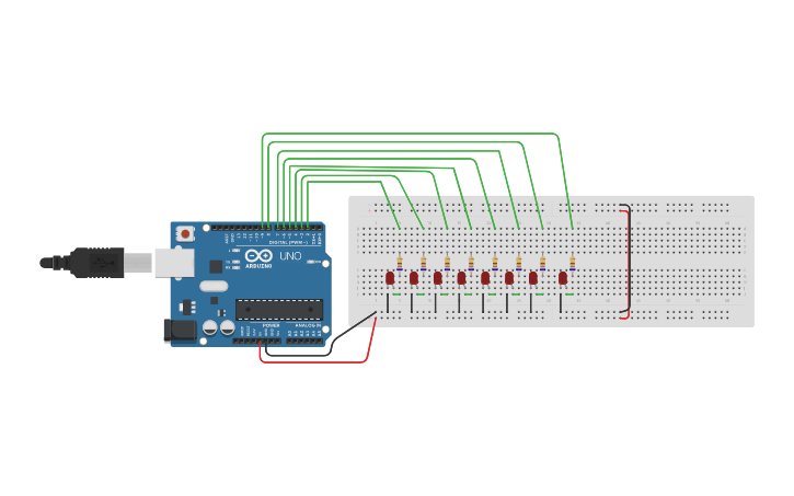 Circuit design ARDUINO - Tinkercad