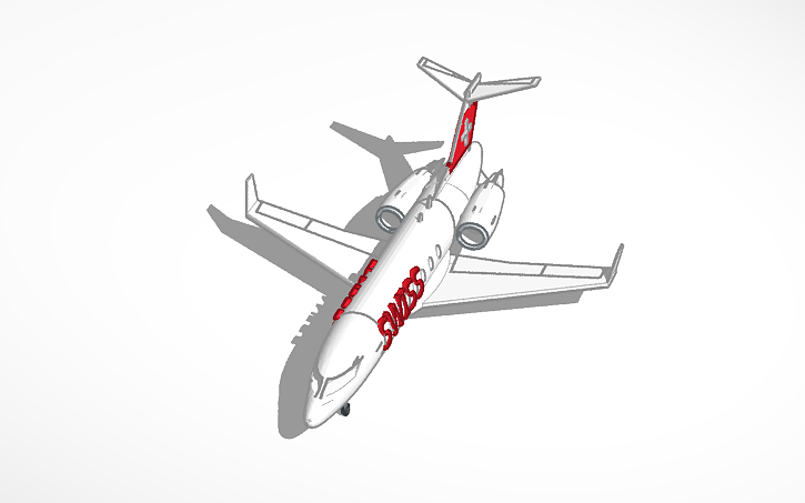 3D design Swiss Airlines® - Tinkercad