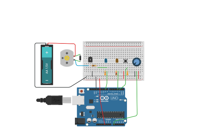 Circuit design Turbo Switch | Tinkercad