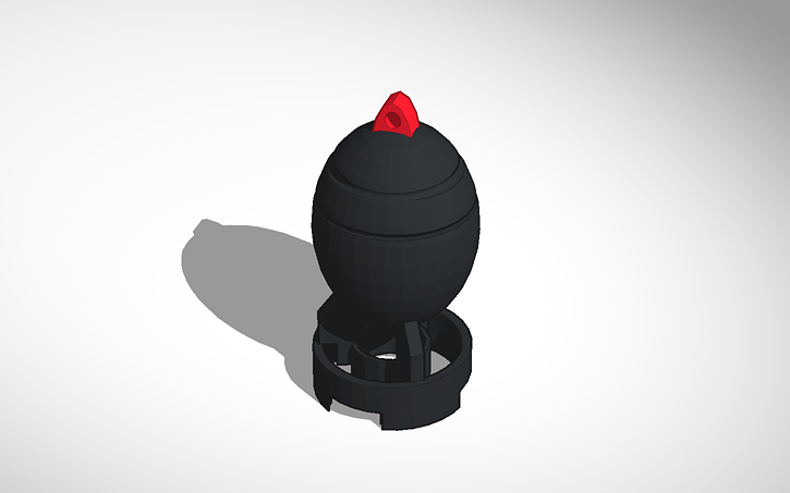 Mini Nuke Drawing 3D design Mini Nuke Fallout 4 | Tinkercad