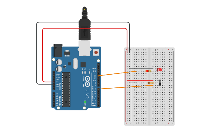 Circuit design Slide switch | Tinkercad
