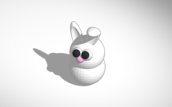 paskalya tavsani tinkercad